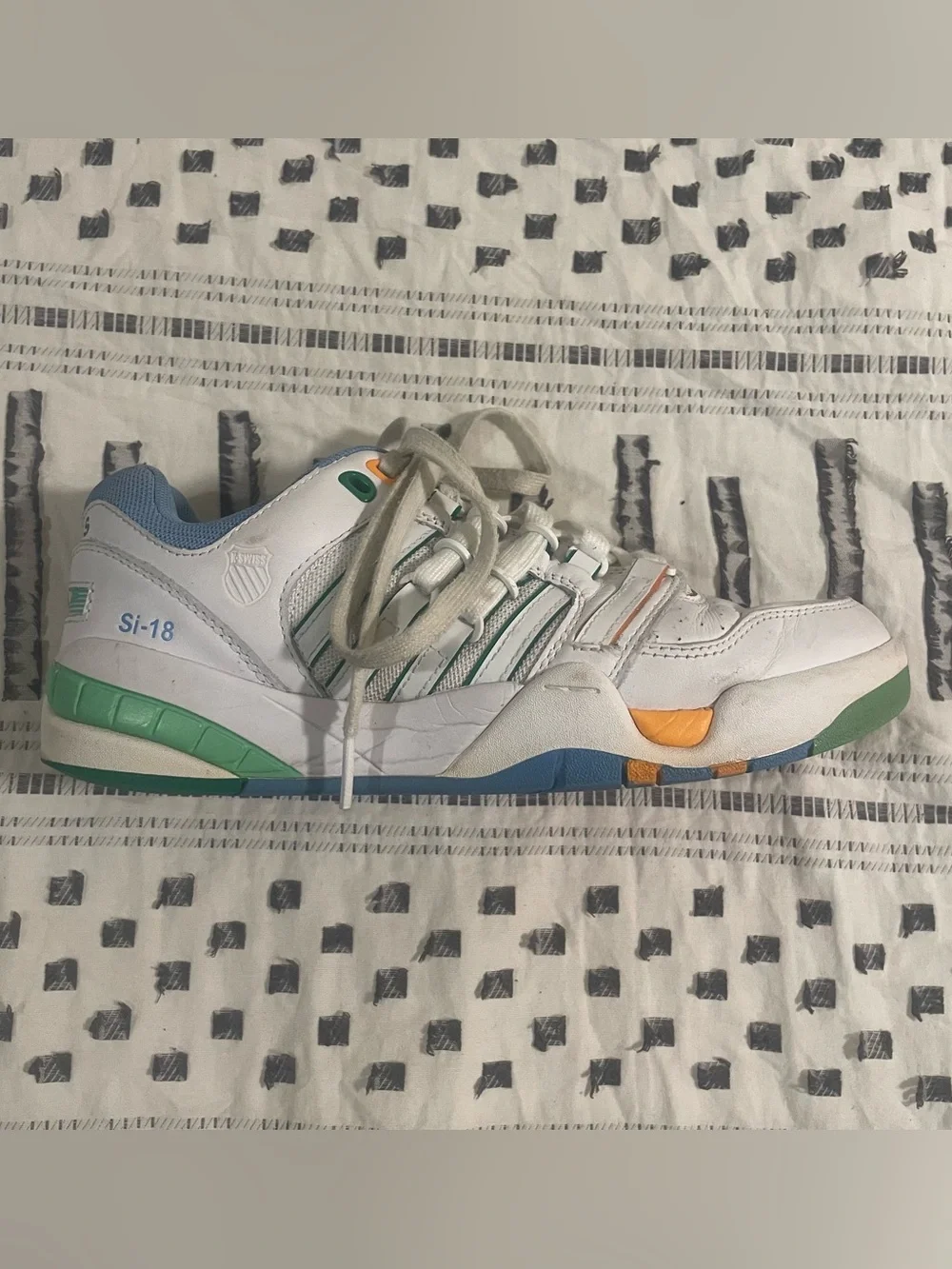 K-Swiss Si-18 White Sneaker Women’s 8.5
